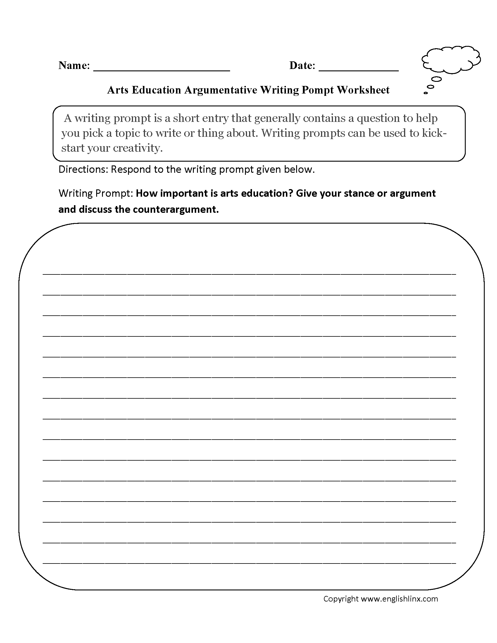 10 Best Writing Ideas For 4Th Grade englishlinx writing prompts worksheets 1 2022
