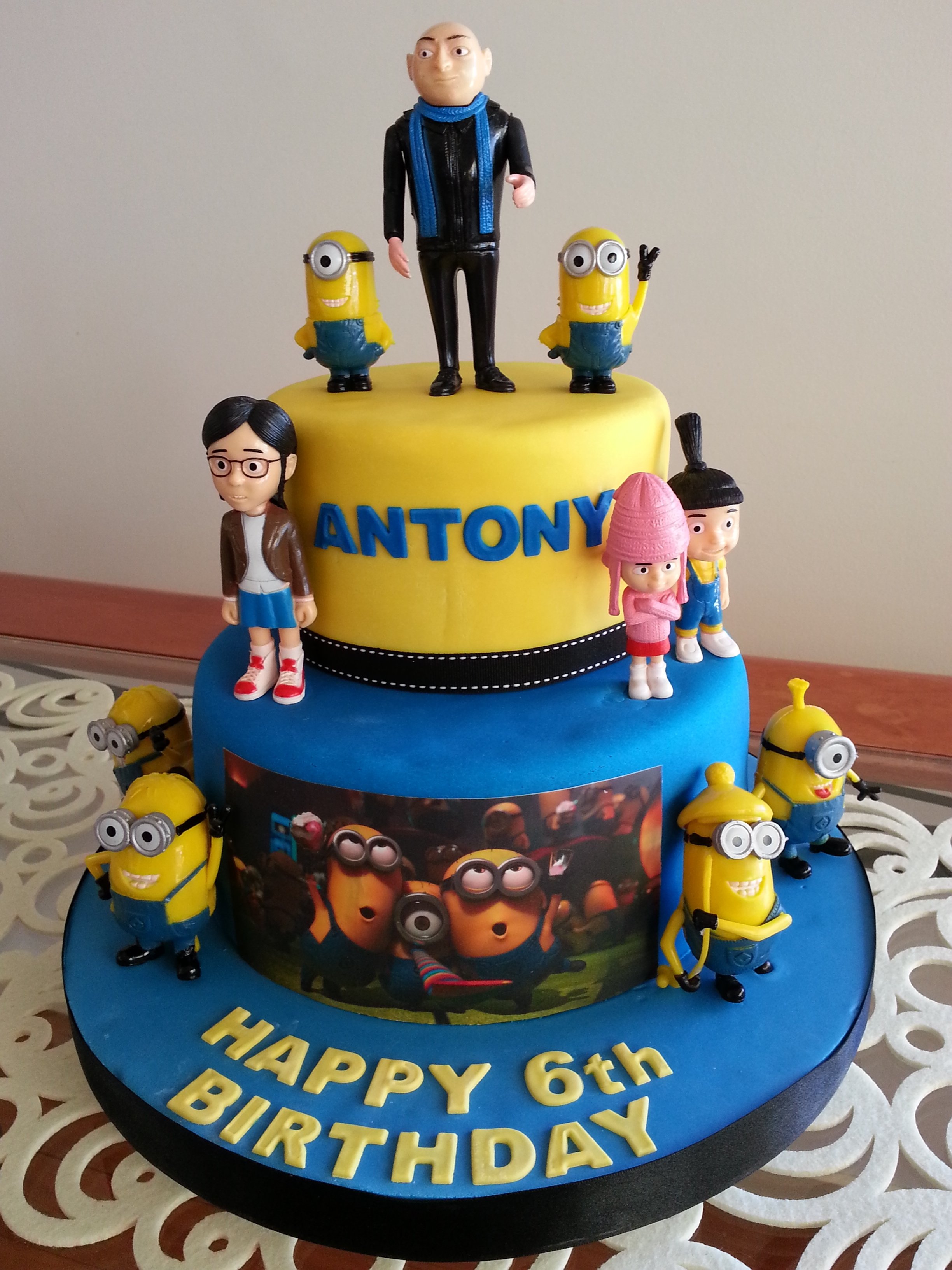 10 Lovable Despicable Me 2 Cake Ideas enjoyed making this cake for my dear friends the paslis family from 2022