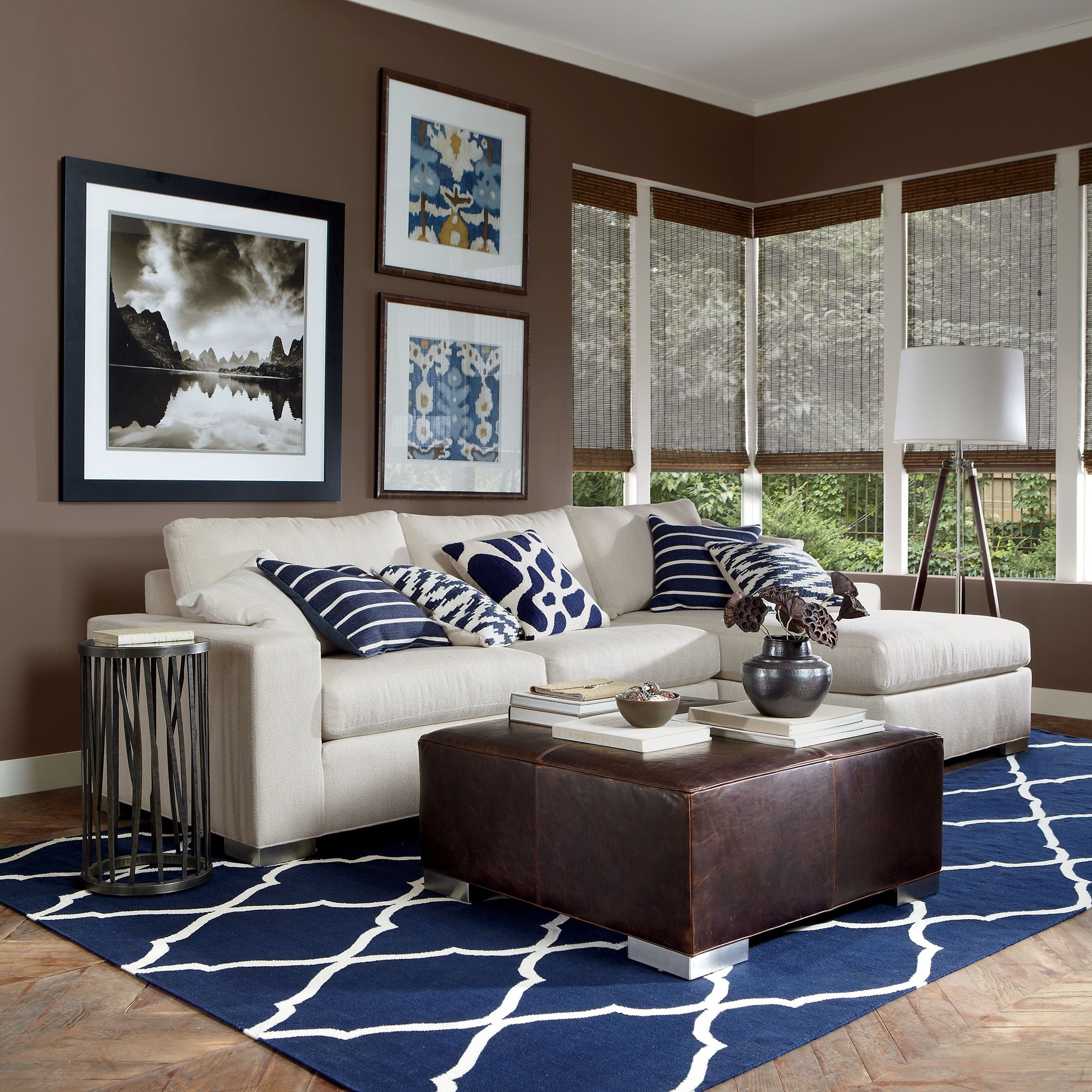 10 Fantastic Brown And Blue Living Room Ideas ethan allen living room blue living rooms ethan allen living 2022