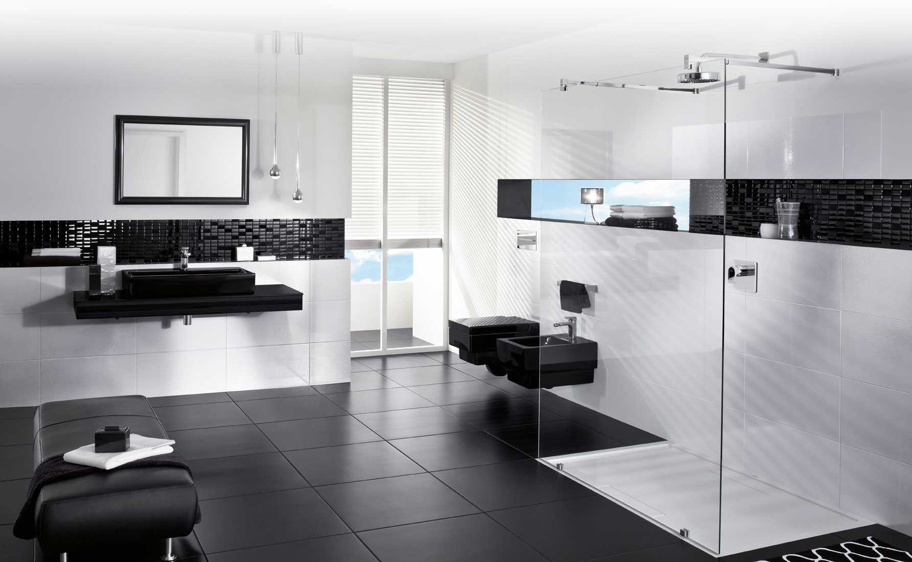 10 Spectacular Black And White Bathroom Ideas extraordinary bathroom decorating ideas black and white design 2022