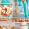 fabulous summer beach wedding colors with matched bridesmaid dresses