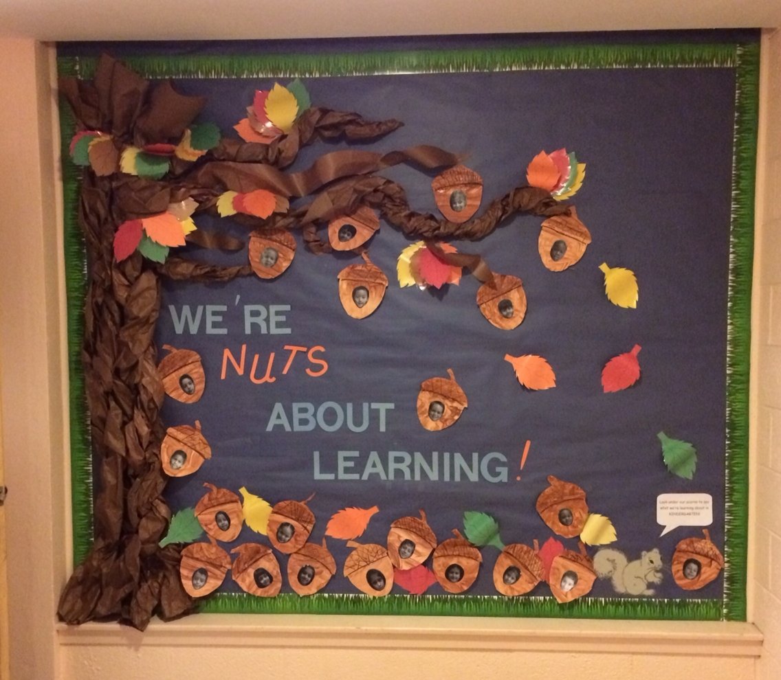 10 Unique Fall Bulletin Board Ideas Preschool fall bulletin board were nuts about learning bulletin boards 2022