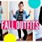 fall outfit ideas for school! autumn school lookbook 2015 - youtube