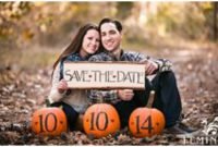 fall save the date ideas for your engagement shoot - youtube