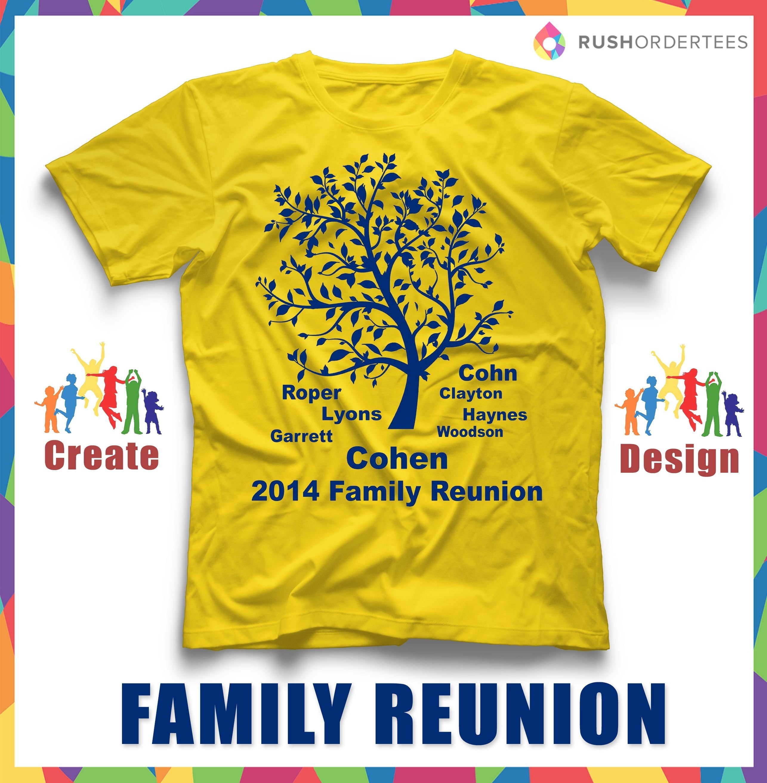 Free Family Reunion T Shirt Templates