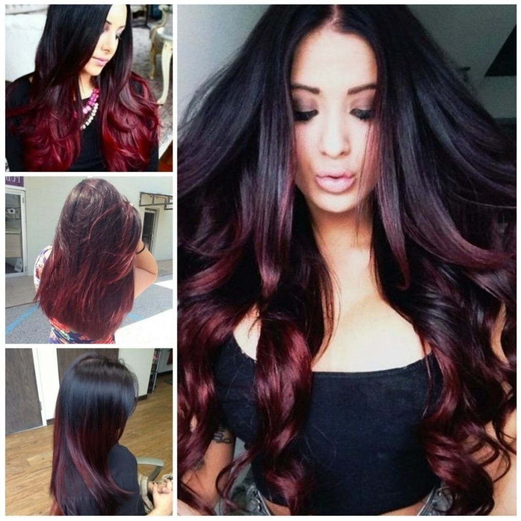10 Lovely Color Ideas For Dark Hair fascinating hairstyles dark cherry hair color ideas for skin colour 1 2022