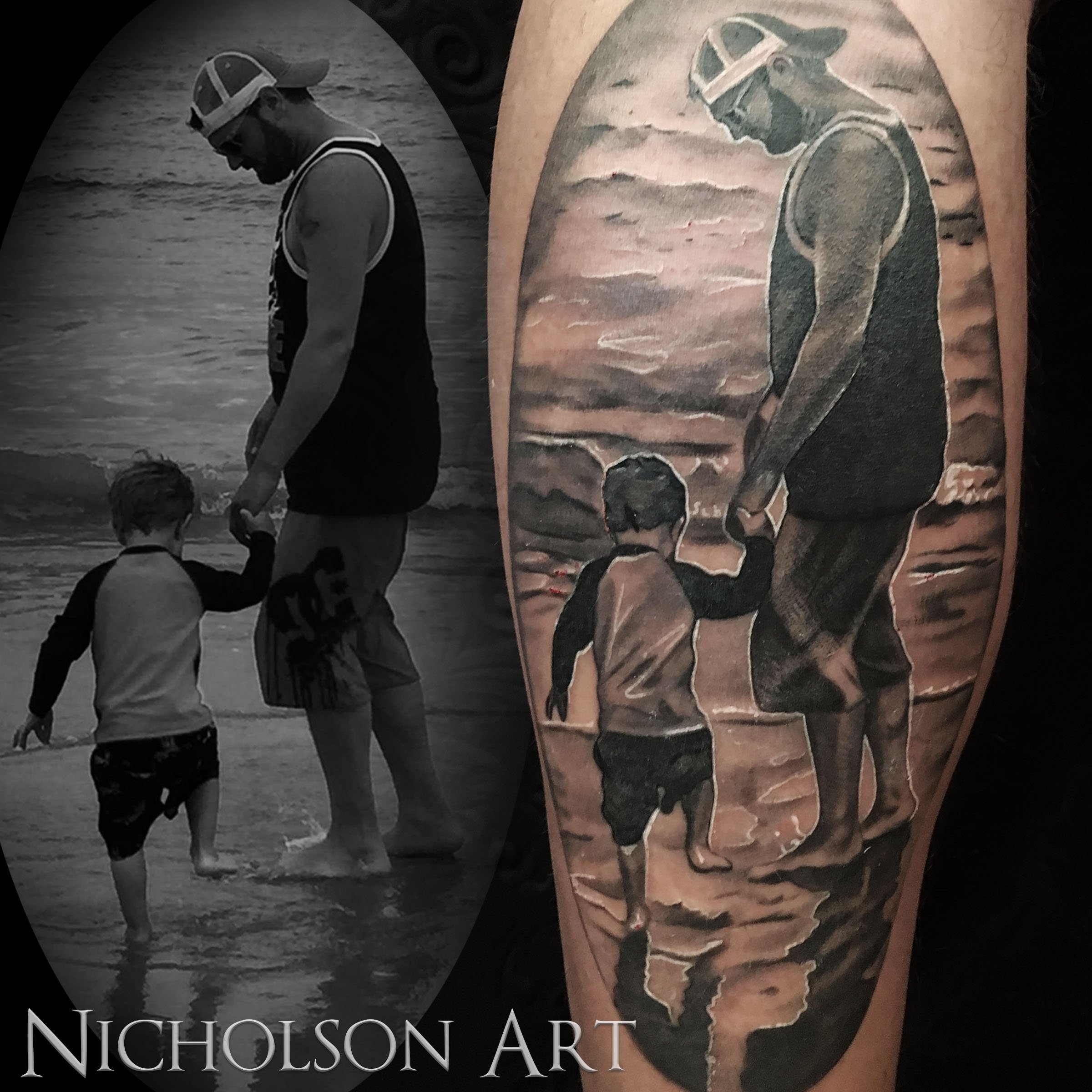 10 Ideal Father And Son Tattoo Ideas father son tattoo double deez tattoos 2022