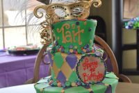 first birthday cake. mardi gras theme | birthday party ideas