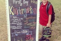 first day of kindergarten chalkboard | things i've made