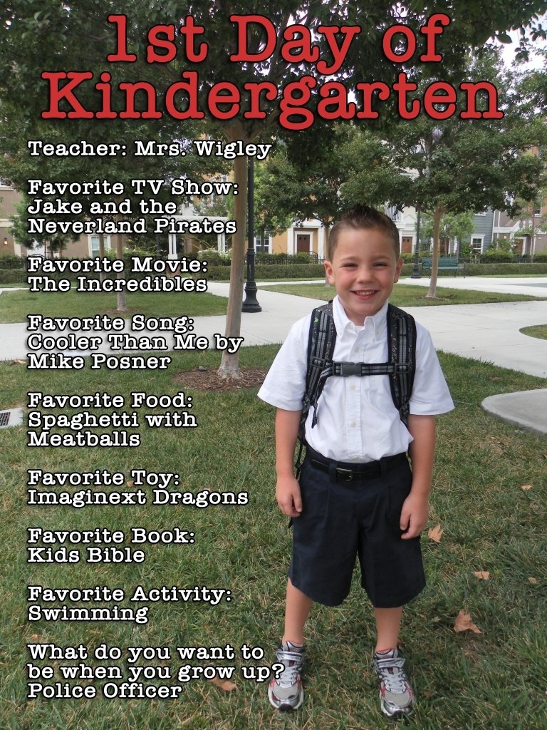 10 Famous First Day Of Kindergarten Ideas For Parents first day of school photo ideas school pictures kindergarten 5 2022