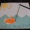 fish card for kids. dad birthday craft or father's day. | handmade