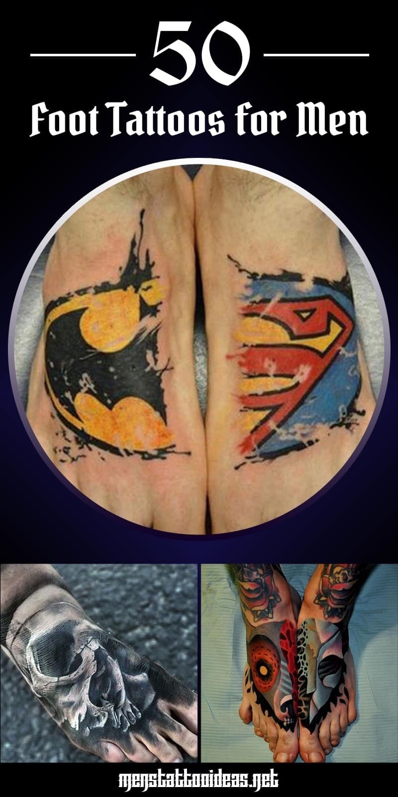 10 Perfect Tattoo Ideas For The Foot foot tattoos for men design ideas for guys 2022