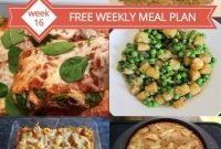 free weekly meal plan – week 16 recipes &amp; dinner ideas – melanie cooks