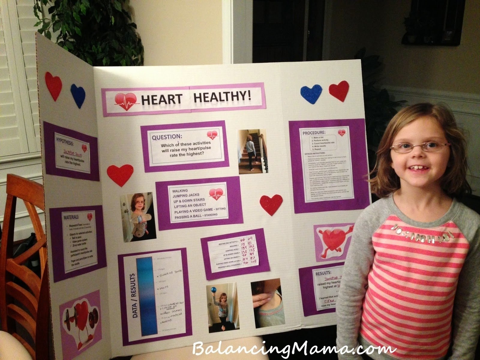10 Ideal First Grade Science Fair Project Ideas from balancingmama exercise and heart rate a first grade science 1 2022