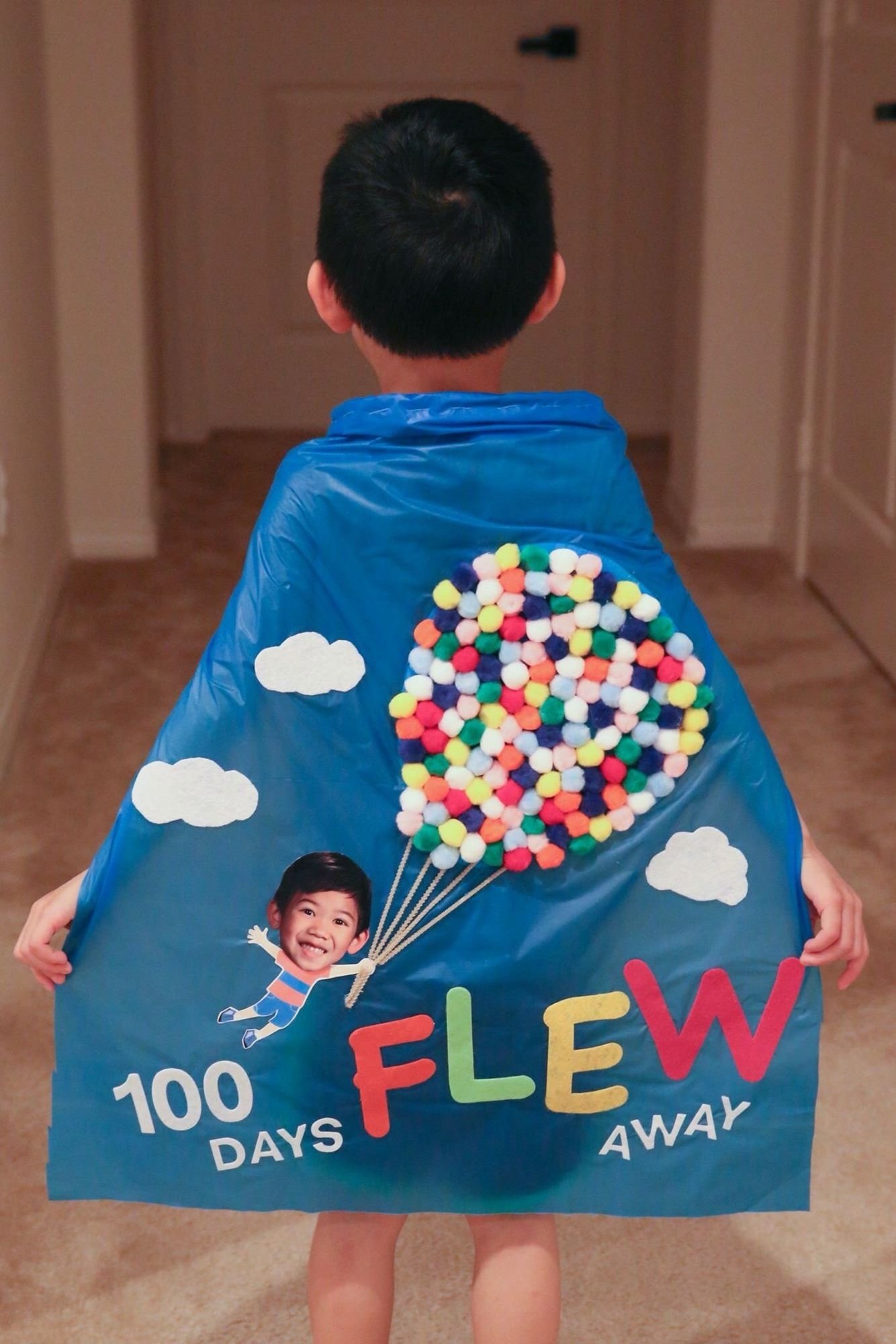 10 Perfect Ideas For 100 Days Of School Project from up up away 100 days of school cape made from pom poms 3 2022