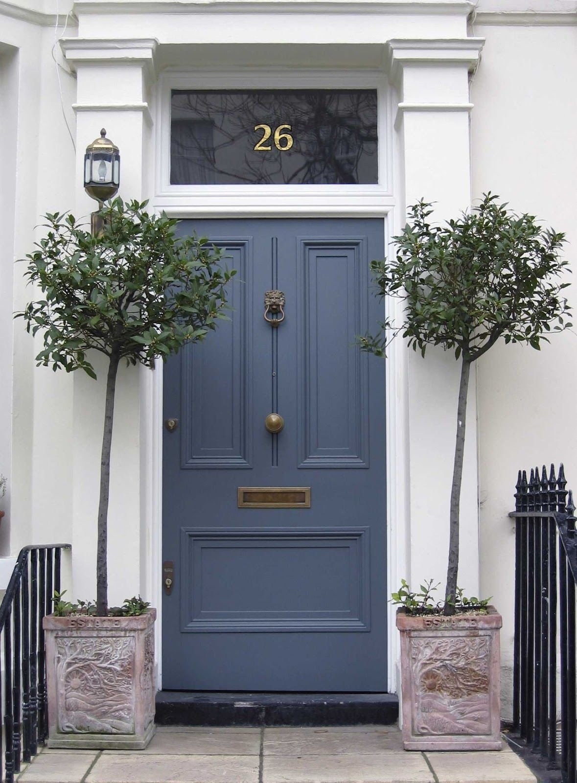 10 Best Front Door Paint Color Ideas front door ideas potted trees curb appeal and front doors 2022