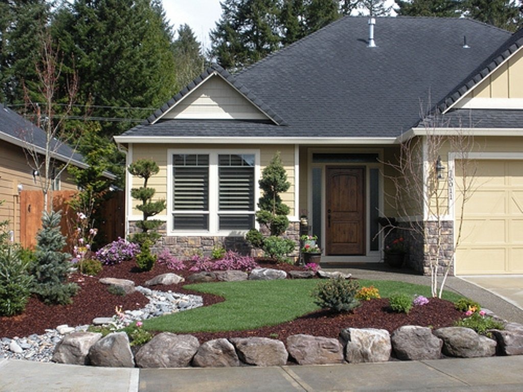 10 Beautiful Landscape Ideas For Front Of House 2021
