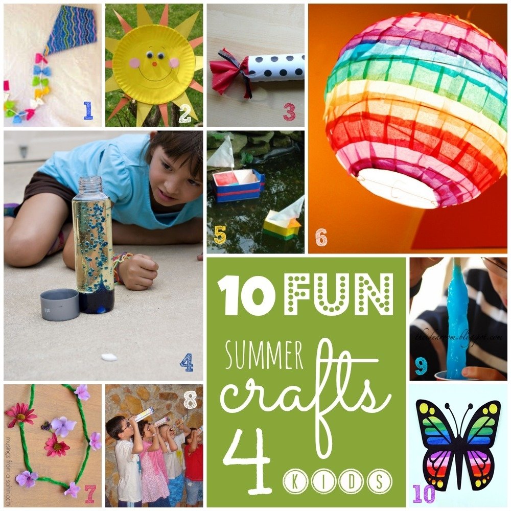 10 Trendy Summer Craft Ideas For Kids fun summer kids crafts ye craft ideas 2022