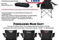 fundraiser idea - folding sports chairs with team logo | fundraising