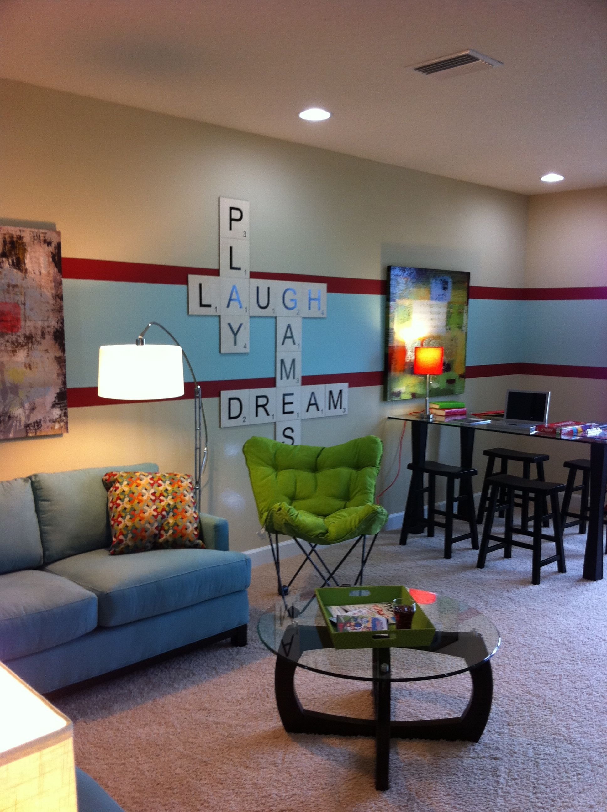 10 Gorgeous Game Room Ideas For Kids game room kids play room love the scrabble letters so doing this 2023