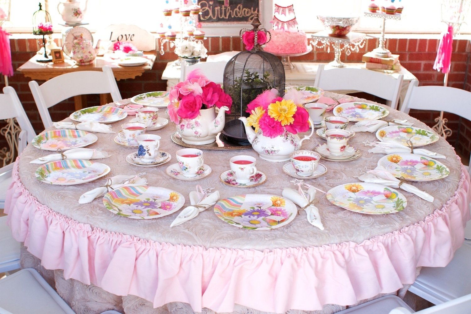10 Fashionable Tea Party Birthday Party Ideas garden tea party classy clutter 1 2023
