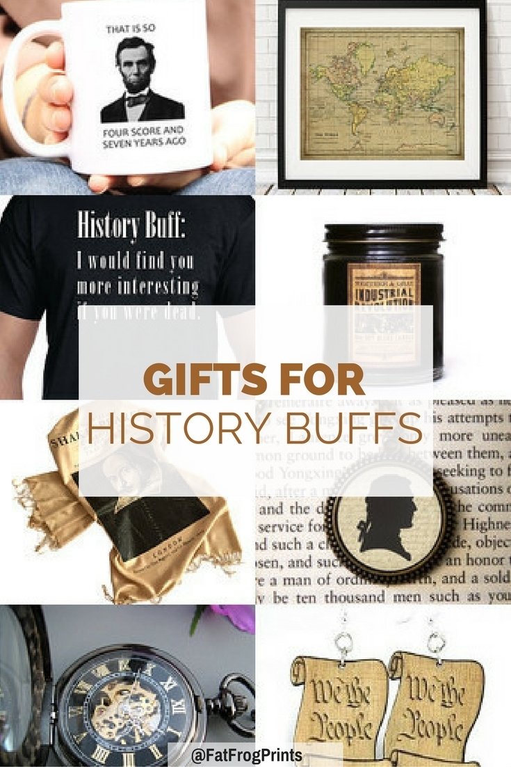 10 Fabulous Gift Ideas For History Buffs gifts for history buffs https www etsy treasury 2022
