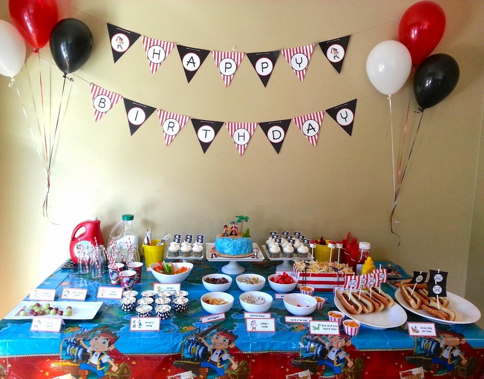 10 Gorgeous Jake And The Neverland Pirates Party Ideas gives shiver to the guestschoosing pirate decorations all in 2022