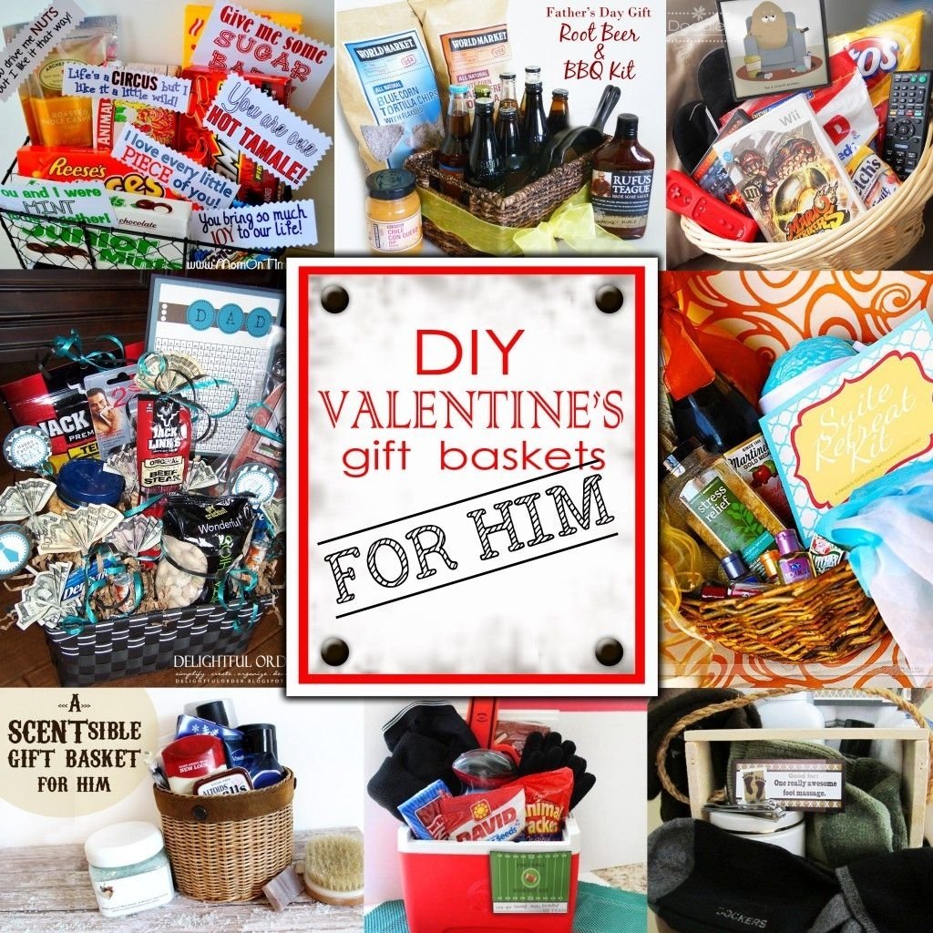 10 Lovable Homemade Valentines Ideas For Him great blog with some nice ideas for year round gift baskets great 1 2023