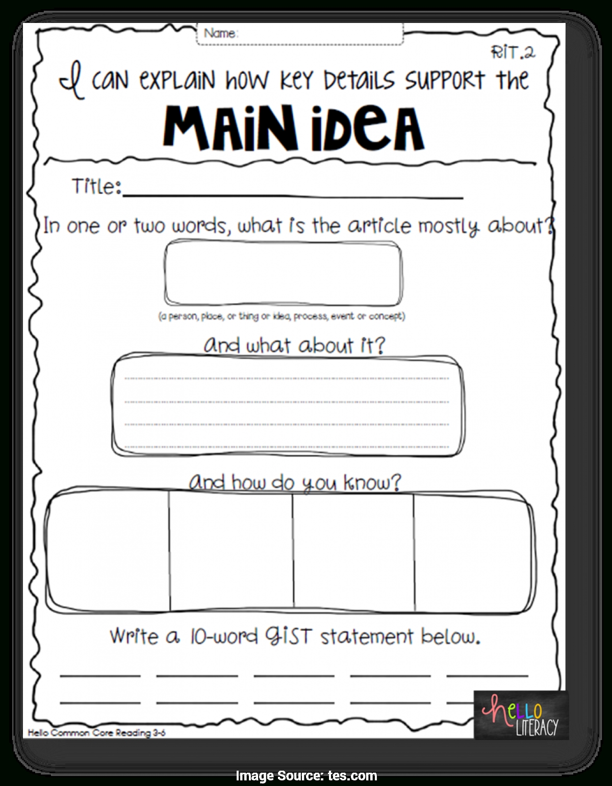 4th-grade-main-idea-lesson-plans