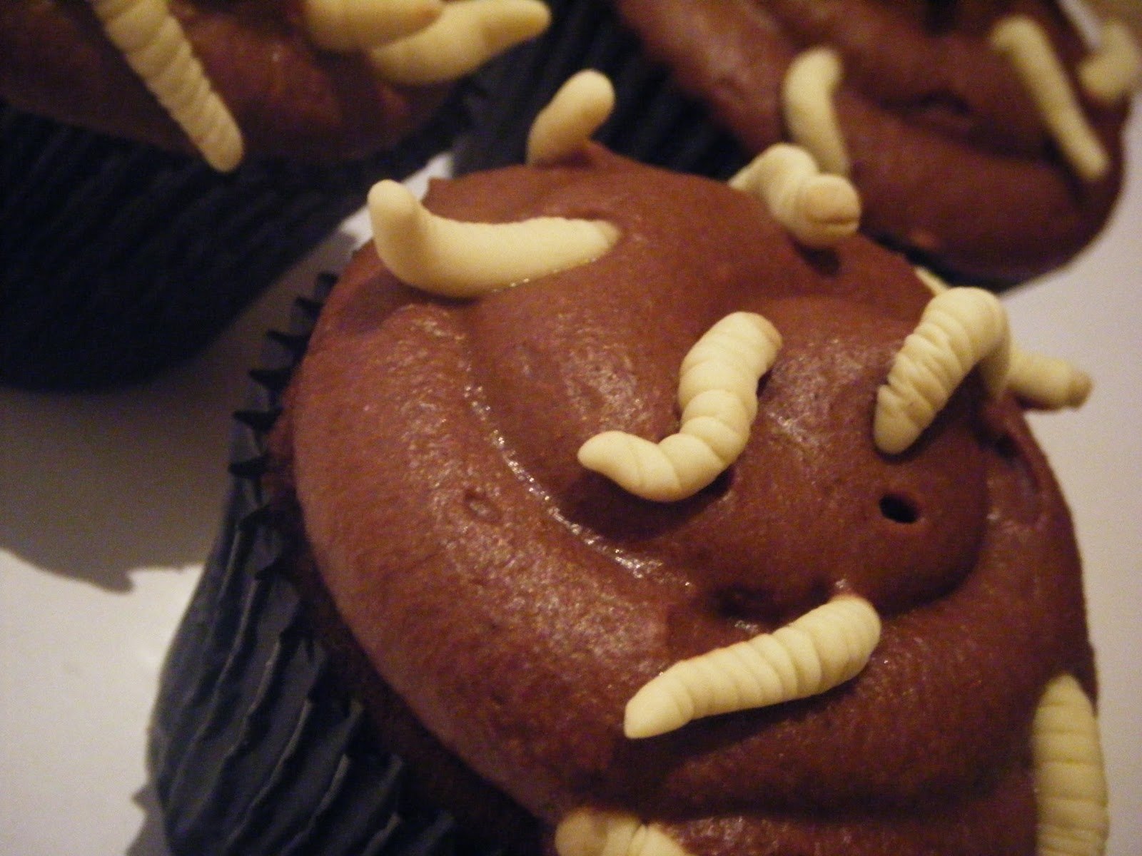 10 Unique Gross Halloween Party Food Ideas gross and disgusting cakes made these maggot infested cupcakes 2022