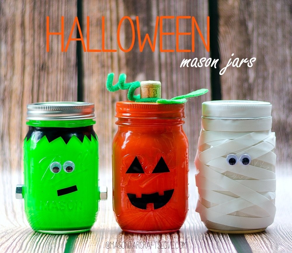 10 Pretty Craft Ideas With Mason Jars halloween mason jars mason jar crafts love 2022