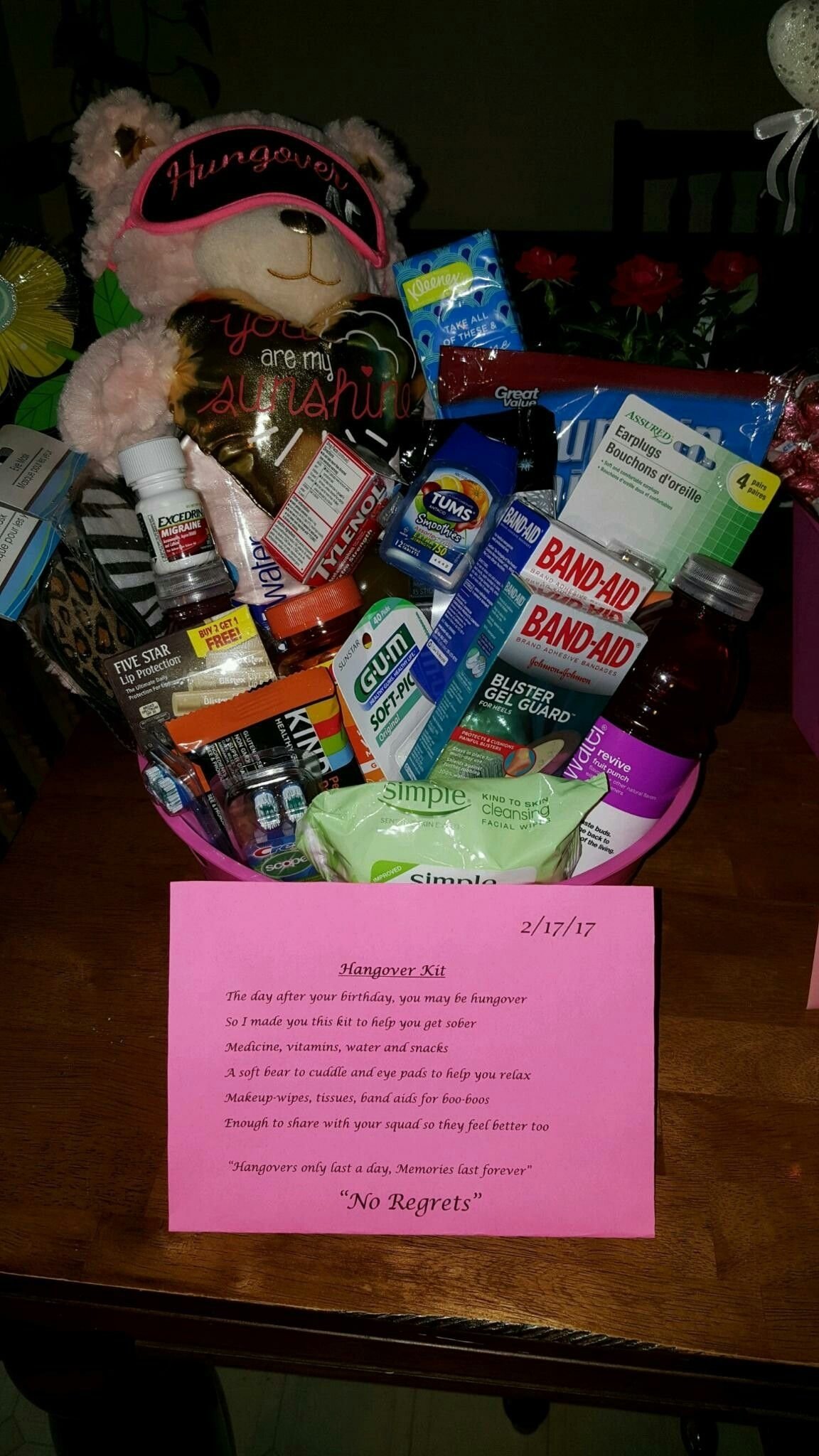 10 Most Popular 21St Birthday Gift Ideas For Daughter hangover kit i made for my daughters 21st birthday hangover kit 2022