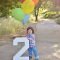 happy birthday! two year old boy child kid balloons 2 pose portrait