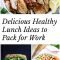 healthy lunch ideas to pack for work (40+ recipes!) | idée lunch