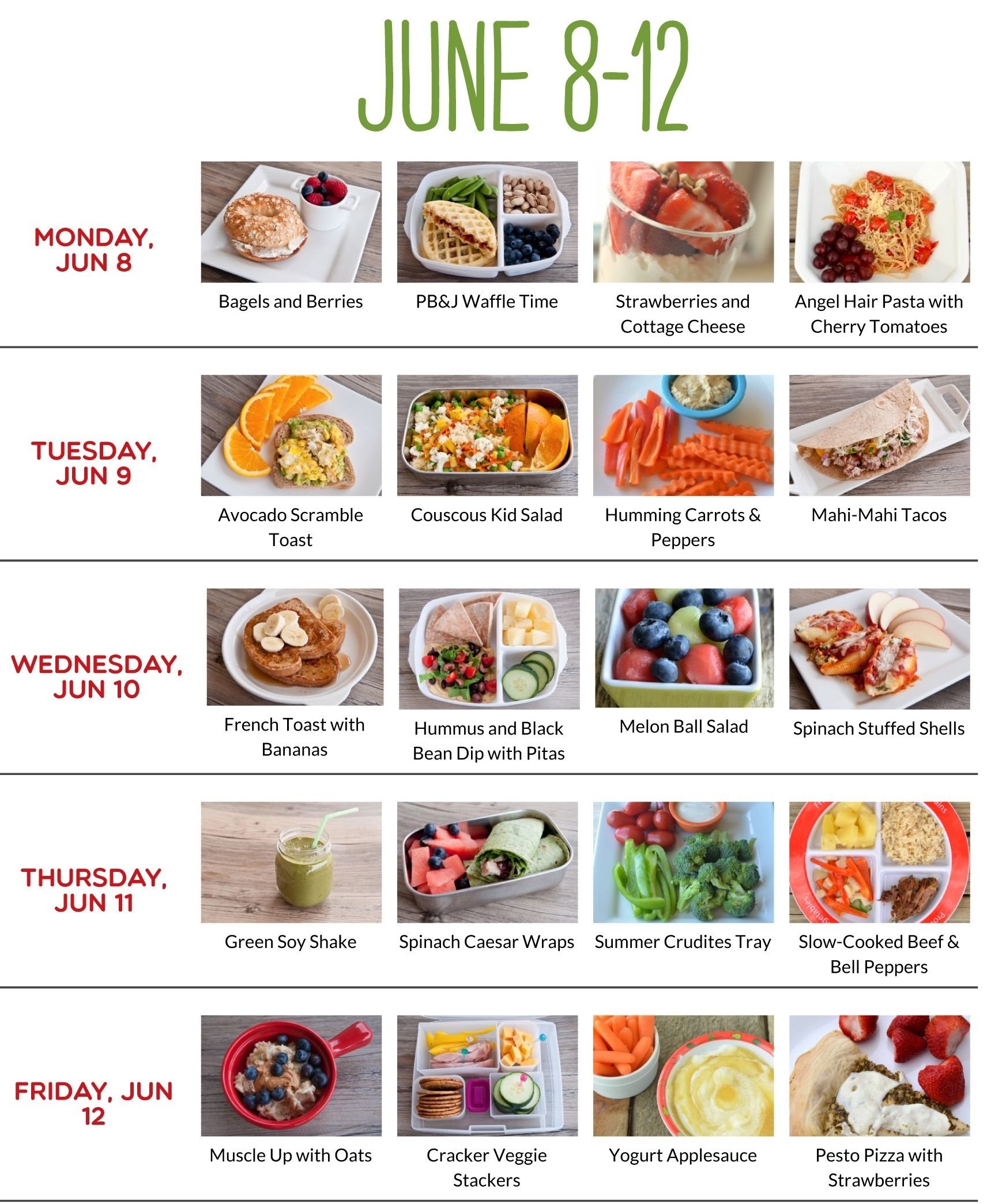 10 Fantastic Healthy Menu Ideas For The Week 2024