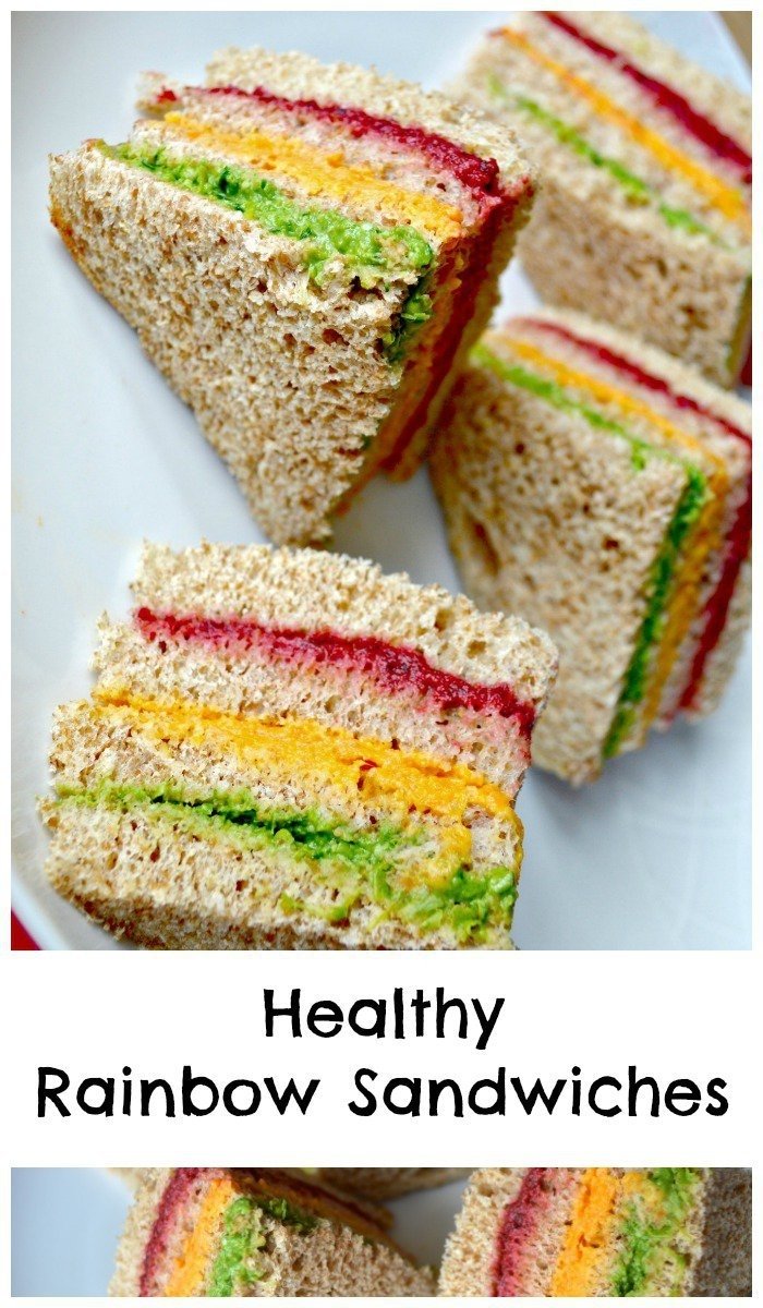 10 Great Snack Ideas For Kids Party healthy rainbow sandwiches kids lunch idea lunch box lunches and 1 2023