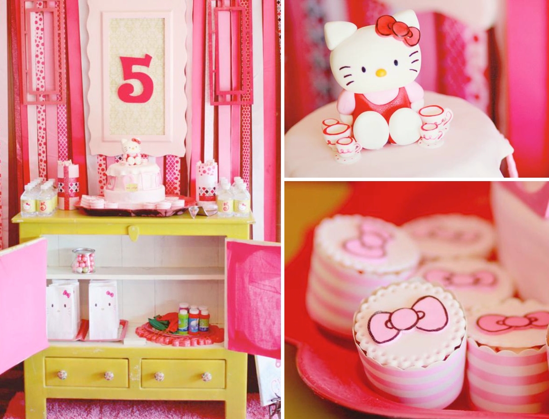 10 Fashionable Hello Kitty Theme Party Ideas hello kitty girl pink 5th birthday tea party planning ideas hello 2022