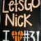 high school basketball poster for boyfriend :)luz delgadillo