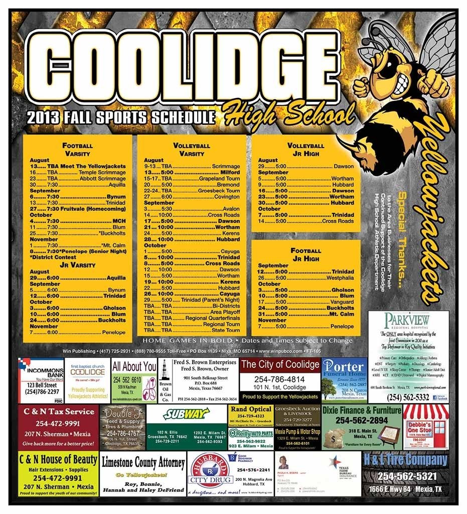 10 Fabulous Fundraising Ideas For High School high school sports posters high school fundraising ideas coolidge 3 2022