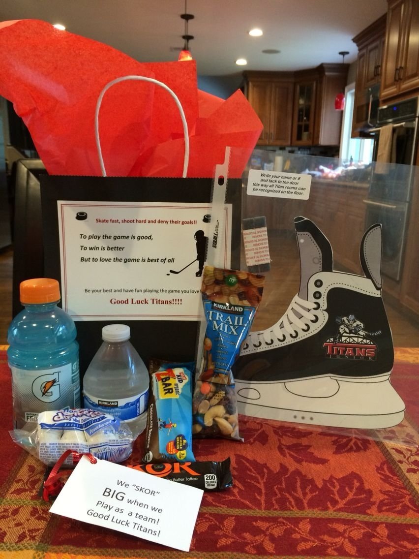 10 Fabulous Golf Tournament Gift Bag Ideas hockey team gift bag for tournament hotel stays this was my first 2022
