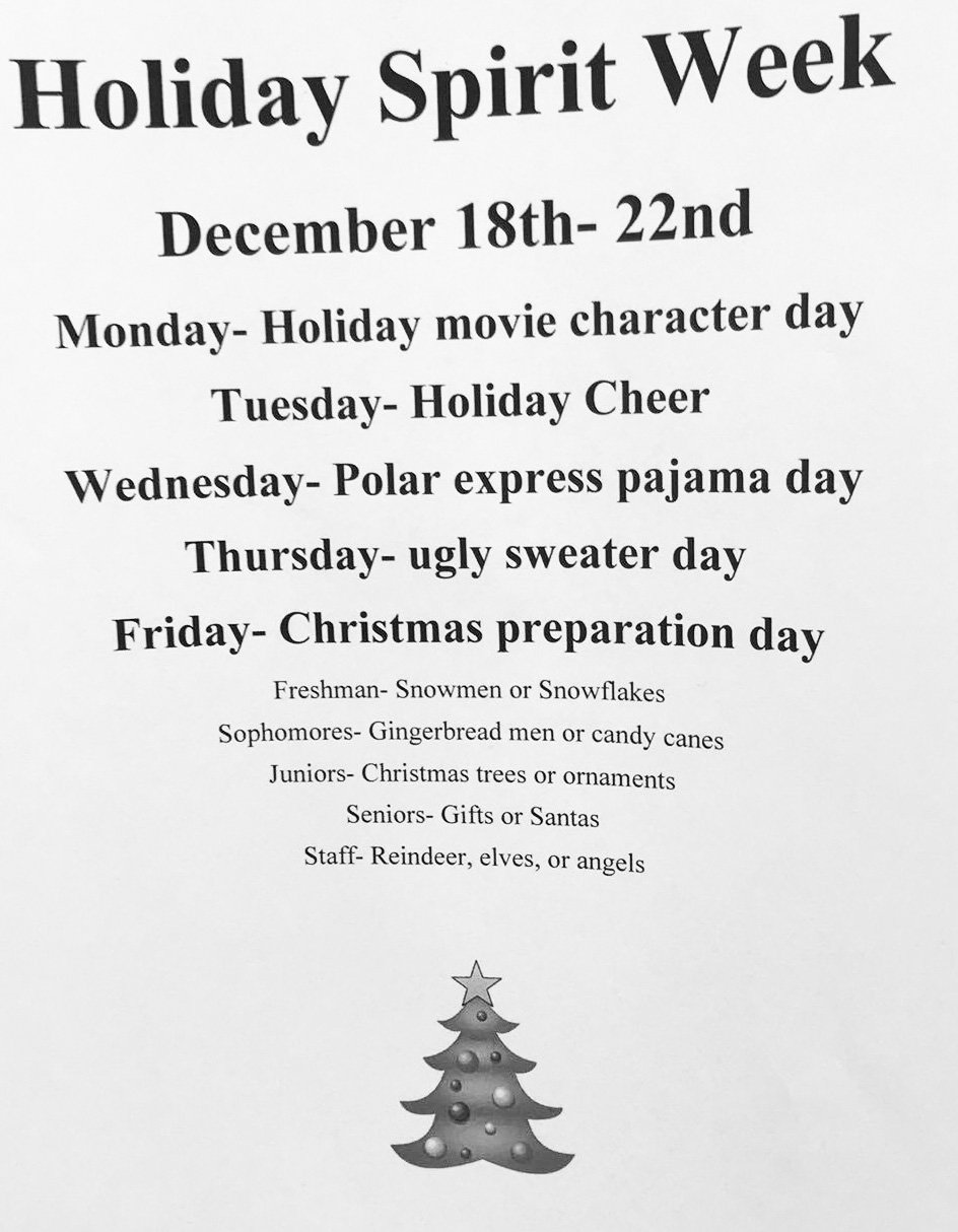 Christmas Spirit Week / Dress as a gift Christmas Spirit Week! | Christmas spirit ... - Has a child every parent describes christmas has this amazing event were you get given gifts every year for been a good girl/boy.the build up toward christmas creates christmas spirit helping you.