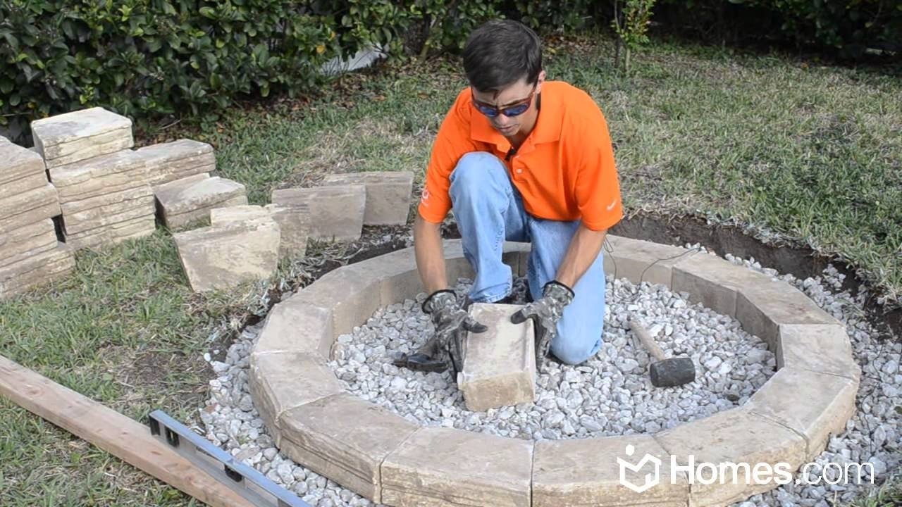 10 Fashionable Homemade Outdoor Fire Pit Ideas homes diy experts share how to build an outdoor fire pit youtube 2023