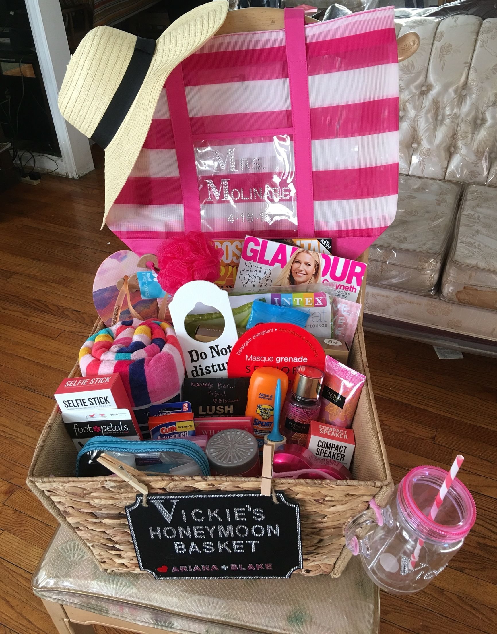10 Stylish Bachelorette Party Gift Ideas For The Bride honeymoon gift basket gift ideas pinterest honeymoon gifts 3 2022