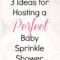 hosting a perfect baby sprinkle shower: 3 ideas your friends will