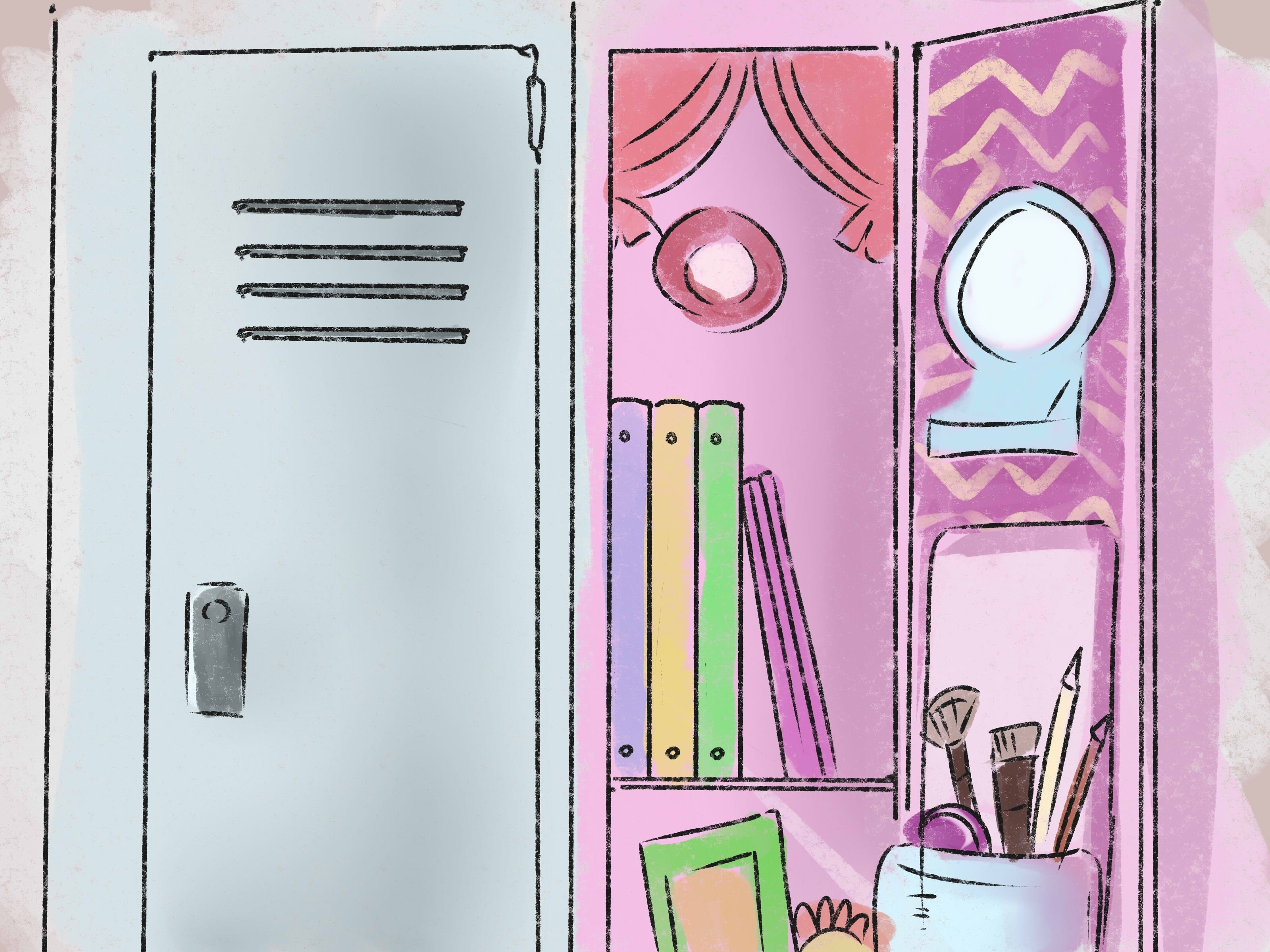 10 Pretty Locker Ideas For Middle School how to decorate a school locker 6 steps with pictures wikihow 2022