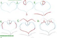 how to draw heart hands in easy to follow stepstep drawing