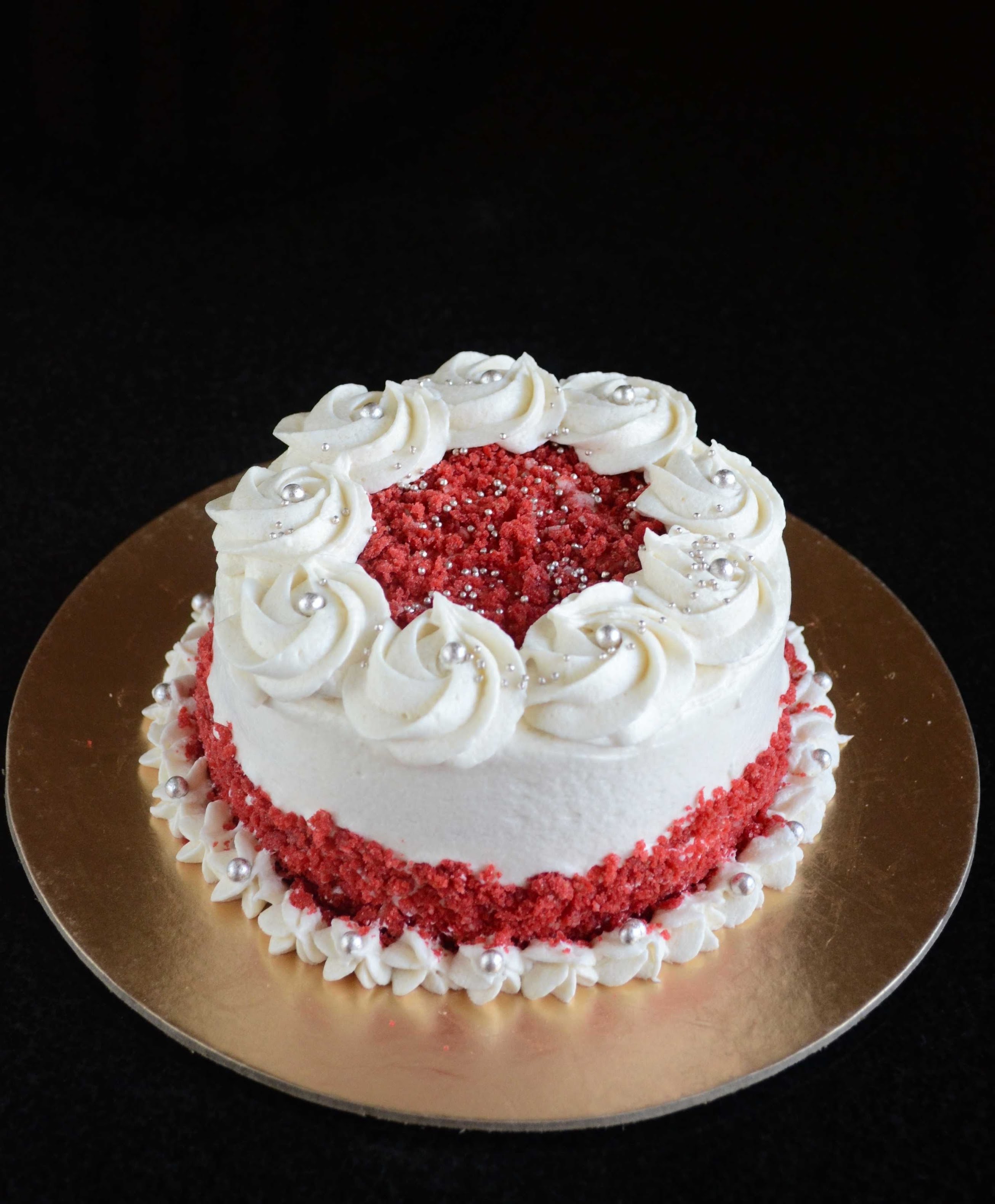 Red Velvet Cake with Boiled Buttercream Frosting