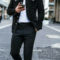 how to wear black and white outfit on the street (10 ideas) | men's