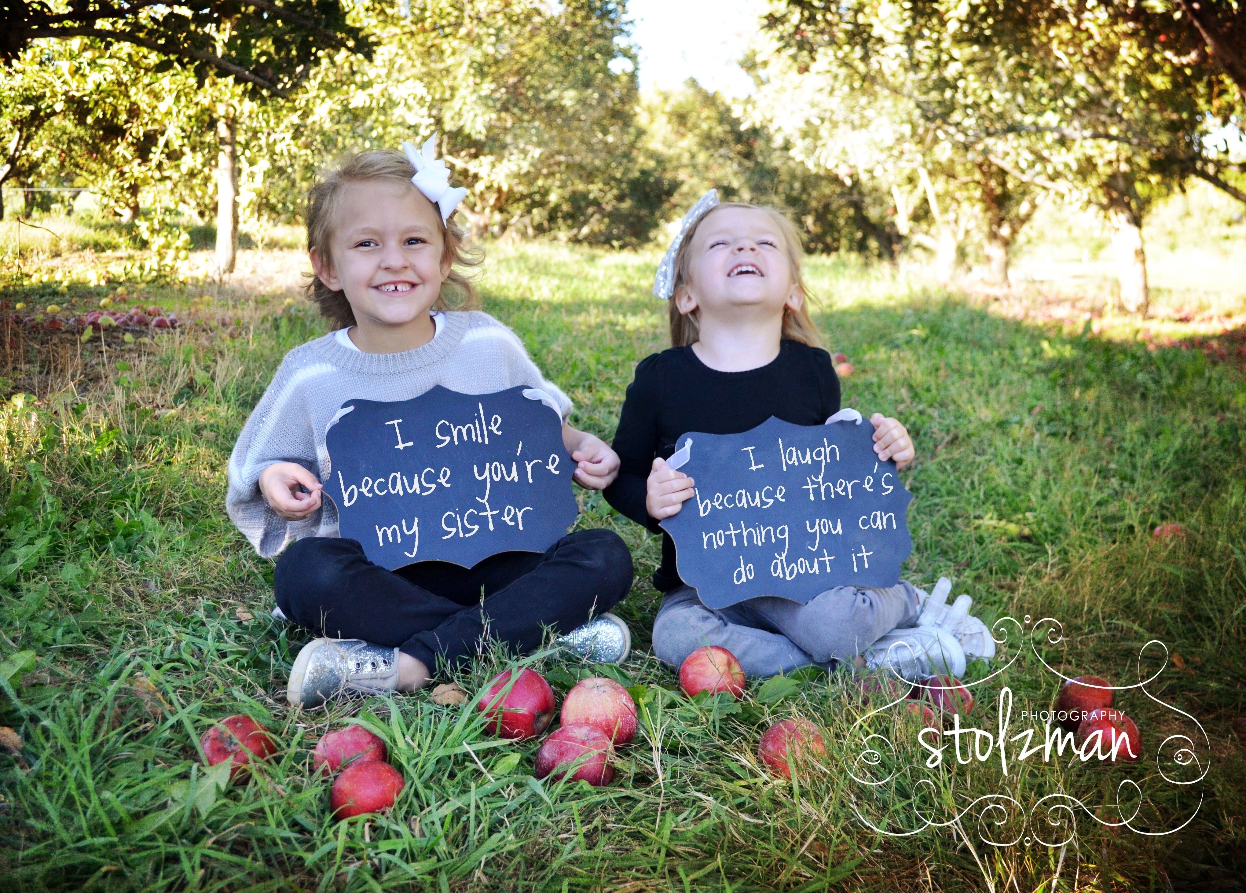 10 Wonderful Photo Shoot Ideas For Kids i smile because youre my sister i laugh because theres nothing 2023