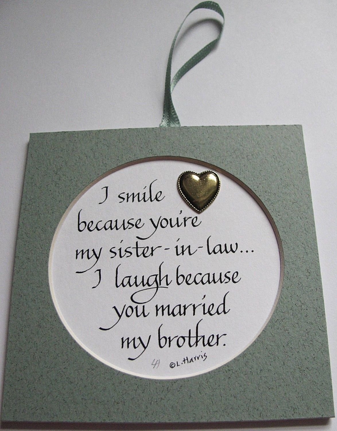 10 Wonderful Sister In Law Gift Ideas i smile because youre my sister in law 8 00 via etsy funny 3 2023